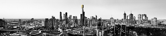 Eureka Tower and Melbourne City Skyline (2009)